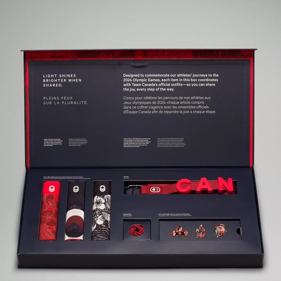 lululemon athletica Accessories - NEW RARE Lululemon Olympics Paris 2024 Team Canada Collector's Box COC Logo